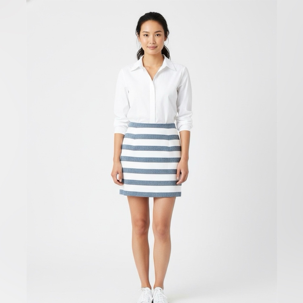 🔥HOST PICk🔥 J.Crew Stripped skirt - Size 6